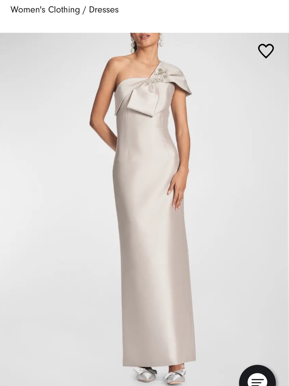 Sachin & Babi One-Shoulder MOB dress